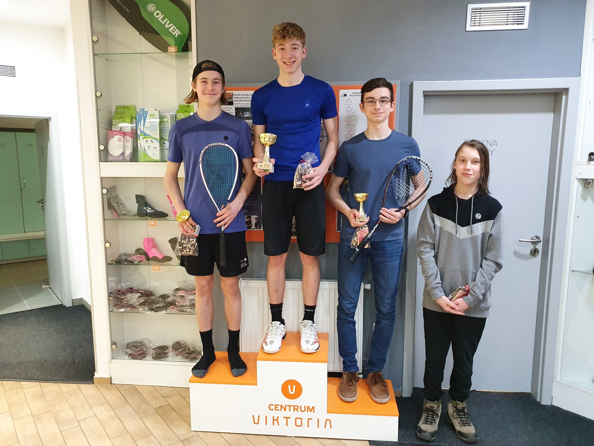 REPORT SQUASH – turnaj juniorů A, Brno 6.2.2022