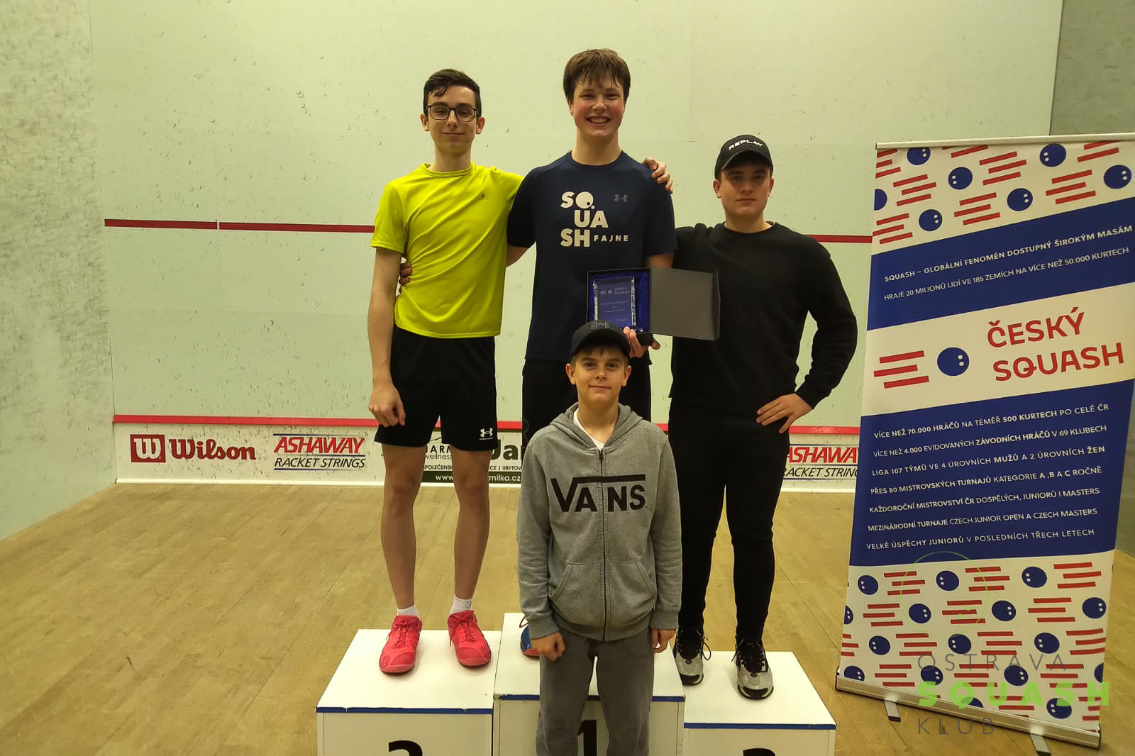 REPORT SQUASH – Czech Junior Open, Praha 6.11.-7.11. 2021