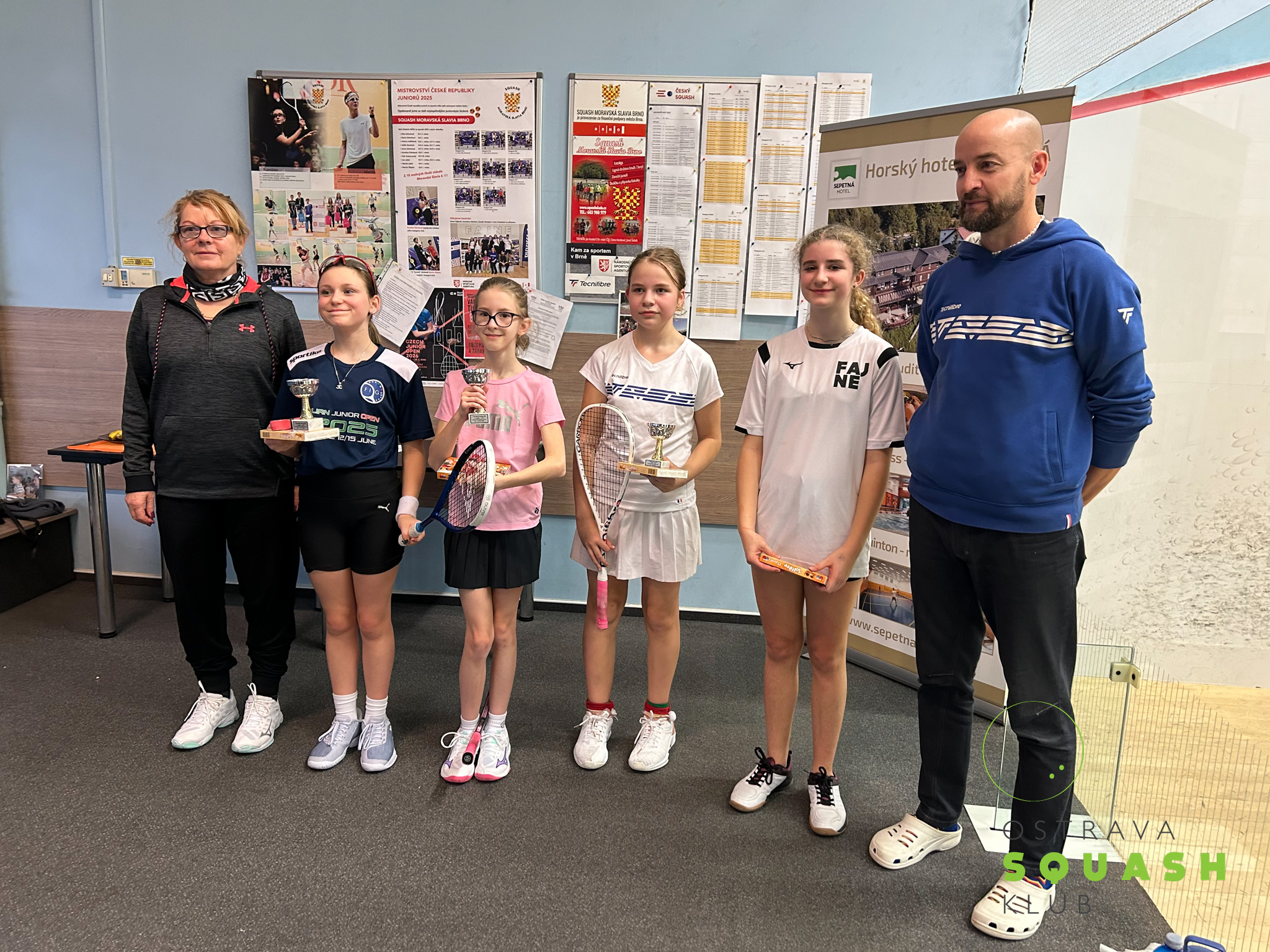 REPORT SQUASH – turnaj juniorů B, 20.12.-21.12.2025 Brno