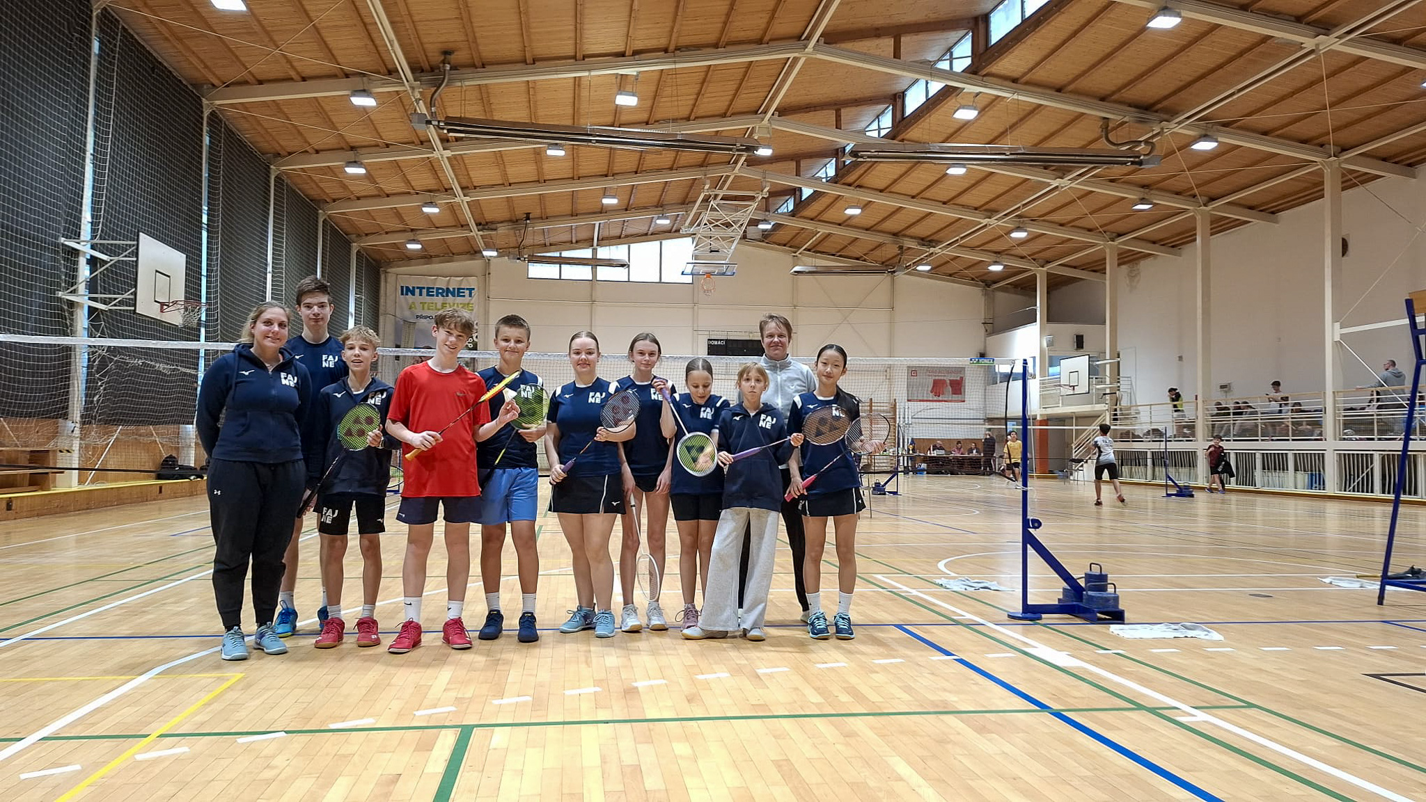 REPORT BADMINTON – JUNIORSKÉ DRUŽSTVA U15 – 5.10.2025 ORLOVÁ