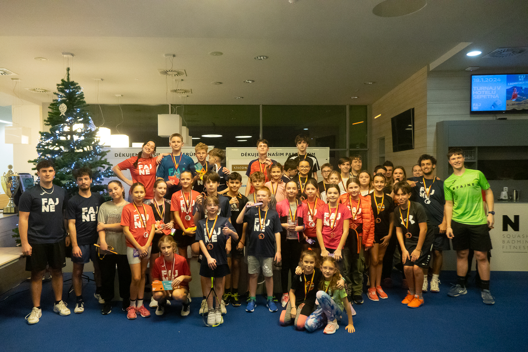 REPORT SQUASH, 1. společná akce, Vánoční turnaj 19.12.2024