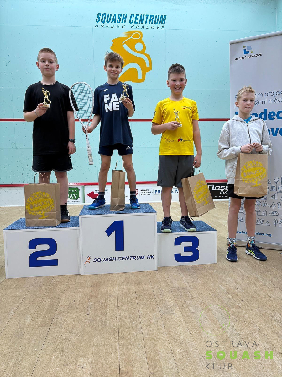REPORT SQUASH – TURNAJ JA, 7.-8.12.2024 Hradec Králové