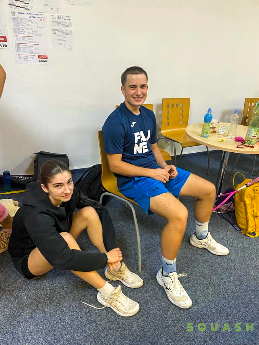 REPORT SQUASH – turnaj juniorů A, Brno 14.10.-15.10.2023