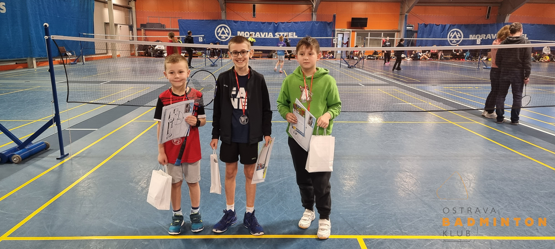 REPORT BADMITNON – Vendryně 14.1.2023 GPC U17, U13, kvalifikace Ondry a Aničky na MČR U11