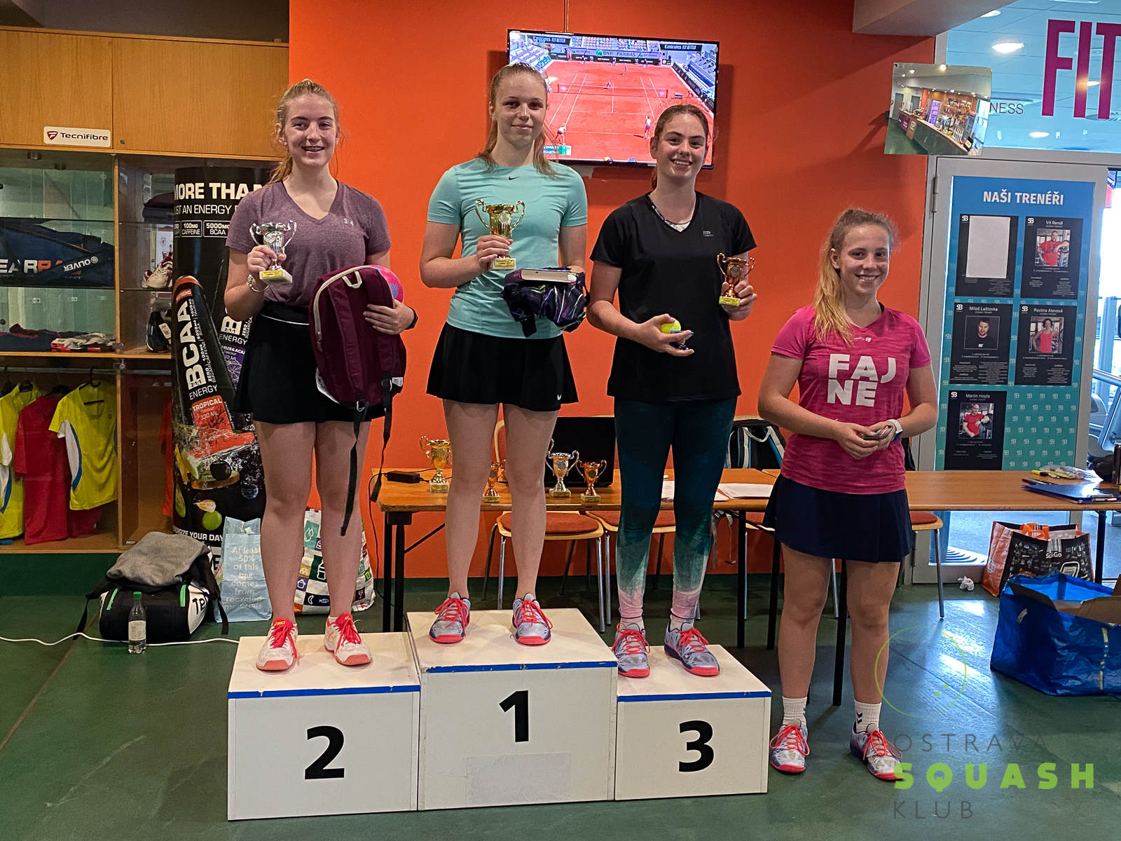 REPORT SQUASH – Turnaj juniorů B, Praha 12.6.-13.6. 2021