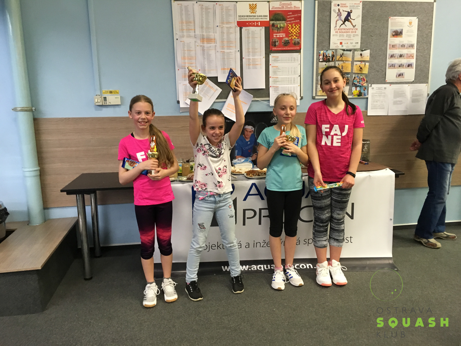 REPORT SQUASH – turnaj juniorů B, Brno 6.4.-7.4.2019