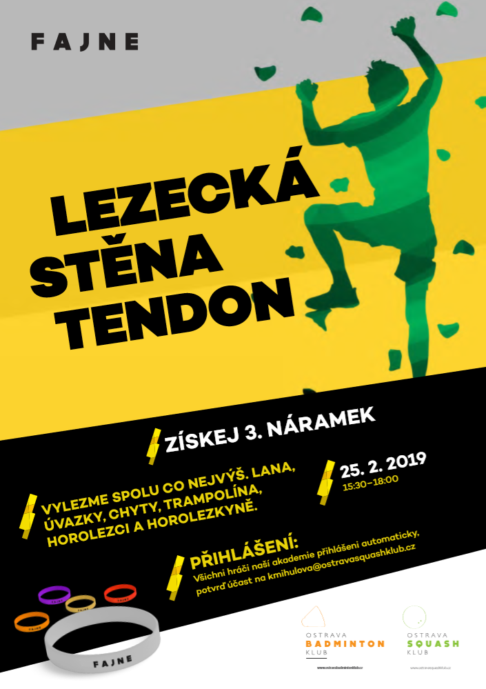 3. společná akce akademie – Lezecká stěna