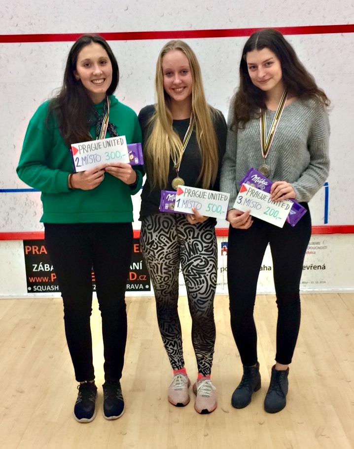REPORT SQUASH – turnaj žen B, Praha