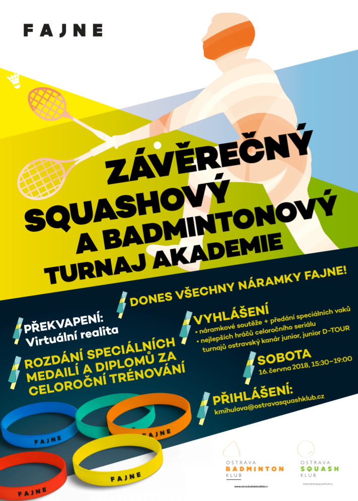 ZÁVĚREČNÝ SQUASH A BEĎAS TURNAJ AKADEMIE