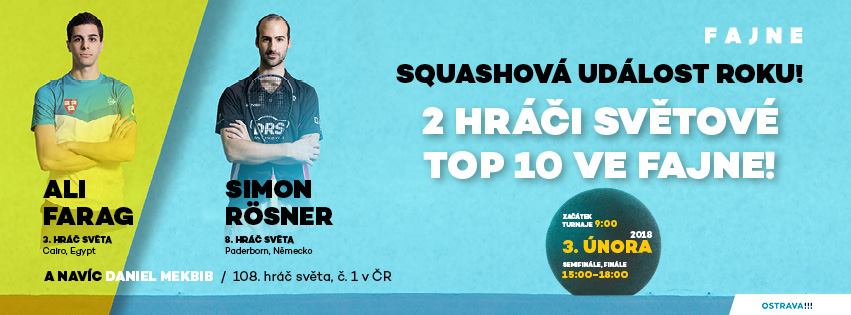 Squash hráči v TOP 10 SVĚTA ve FAJNE!