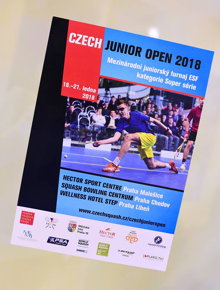 REPORT SQUASH – Mezinárodní turnaj Czech junior open