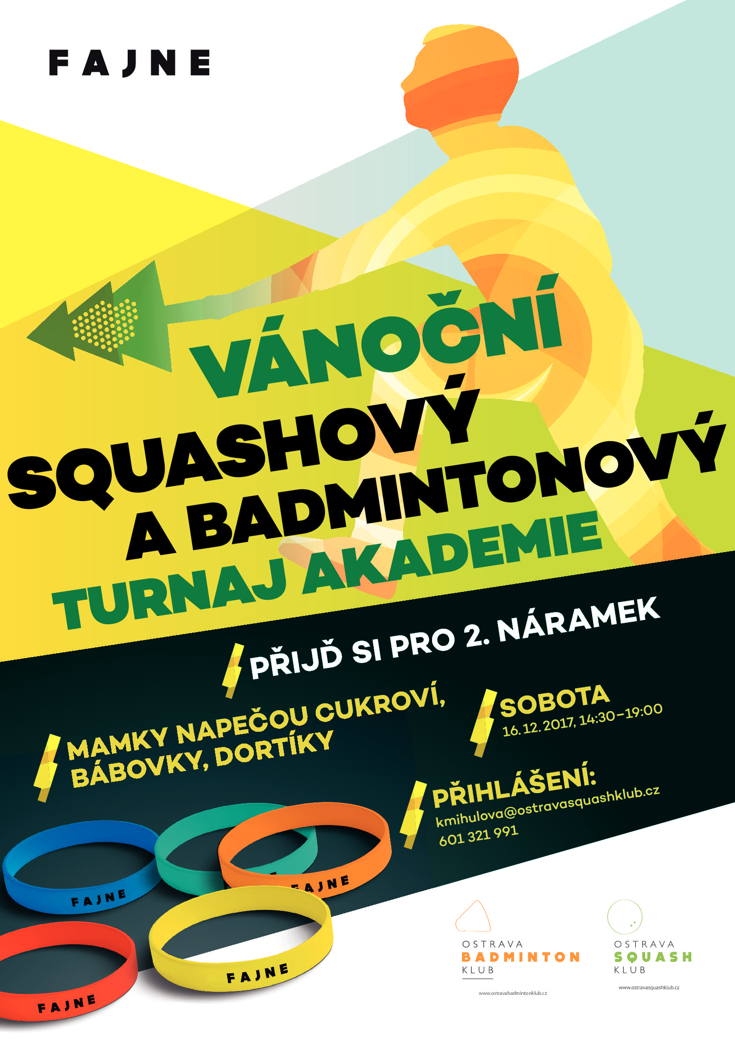 VÁNOČNÍ squash a badminton turnaj