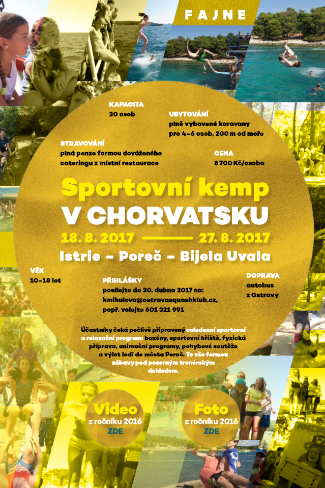Soustředění Chorvatsko 2017