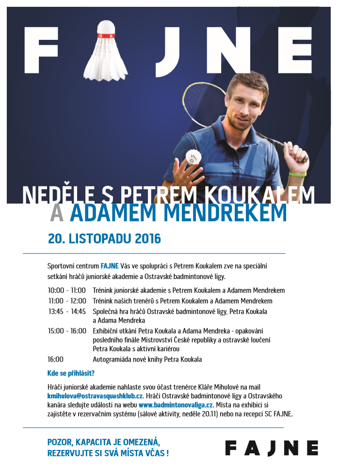PETR KOUKAL KONČÍ KARIÉRU EXHIBICÍ V SC FAJNE