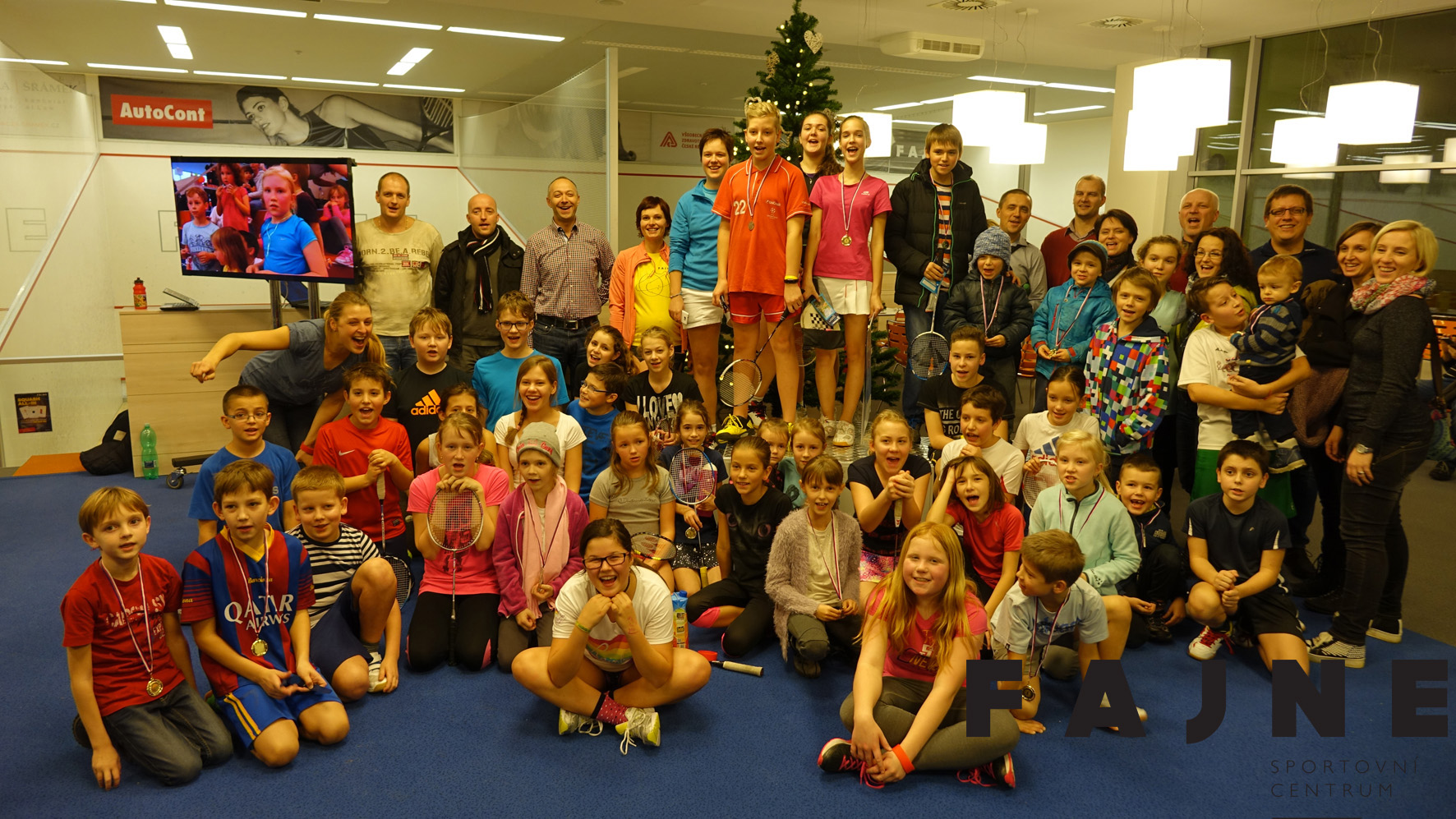 Vánoční squashový a badmintonový turnaj 2015